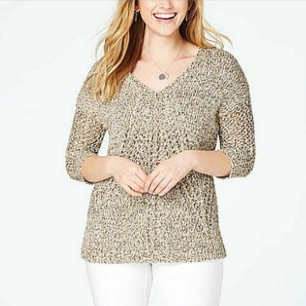 J.Jill V-Neck Sweater - Size 3X
